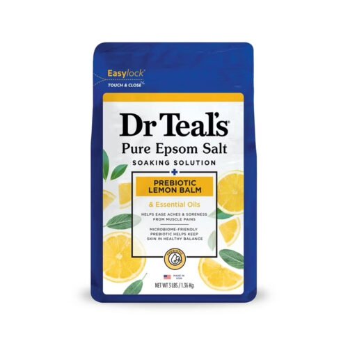 Epsom Salt Magnesium Soak Prebiotic Lemon Balm