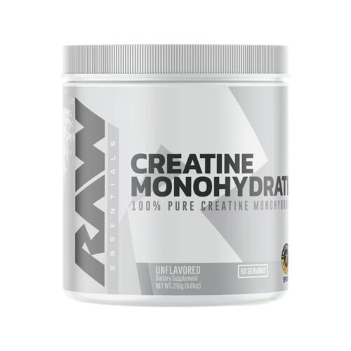 RAW Nutrition Essential 100% Pure Creatine Monohydrate Powder