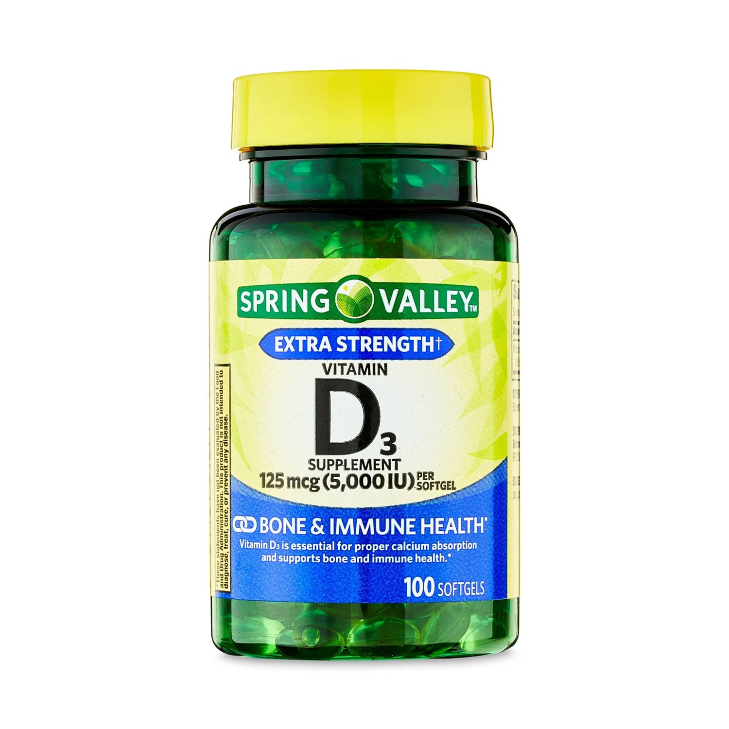 Spring Valley Vitamin D3 Softgels