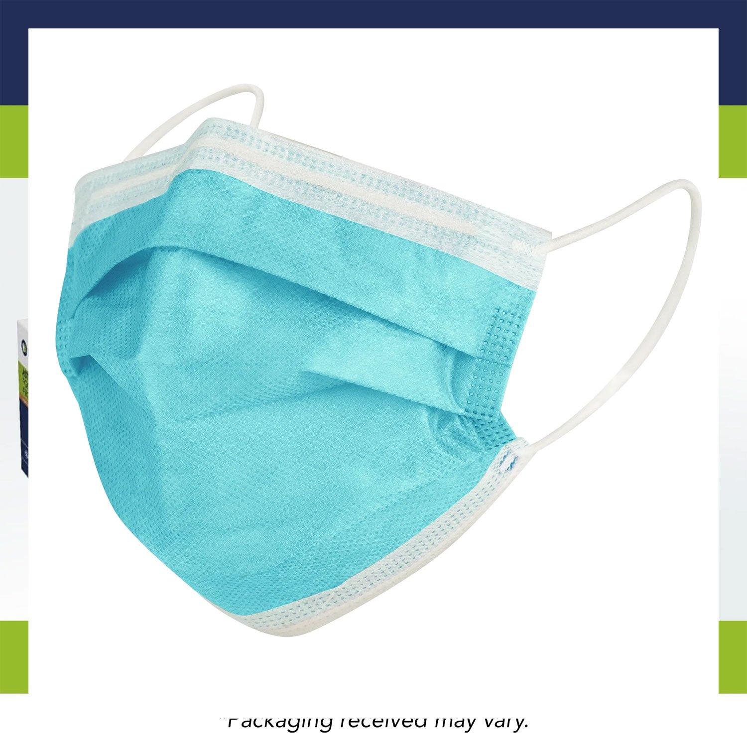 HALYARD FLUIDSHIELD Level 3 Disposable Face Mask With Earloops - Imagen 3