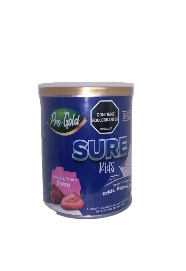 PRO-GOLD SURE KIDS TARRO 400GR VAINILLA/FRESA