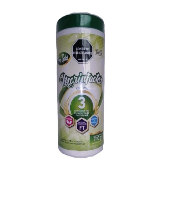 PRO-GOLD MORINFACTOR TARRO 700GR COLOSTRUM+ MORINGA +VITMINA Y MINERALES