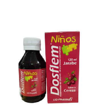 DOSFLEM JBE X 12O ML GUYACOLATO +BROMHEXINA NIÑO