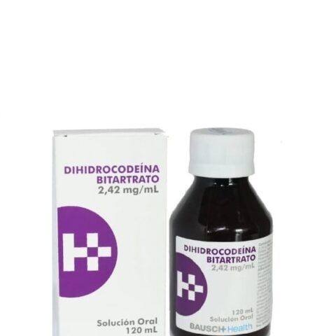 DIHIDROCODEINA BITRATO 2,42mg/mL SOLUCION ORAL X 120 mL HUMAX