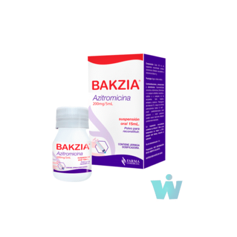 BAKZIA AZITROMICINA SUPENCION X 15 ML FARMA COMERCIAL