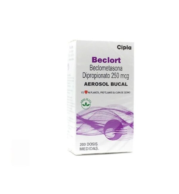 BERCLOT (BECLOMETASONA DIPROPIONATO 250MCG ) x 200 INHALADOR