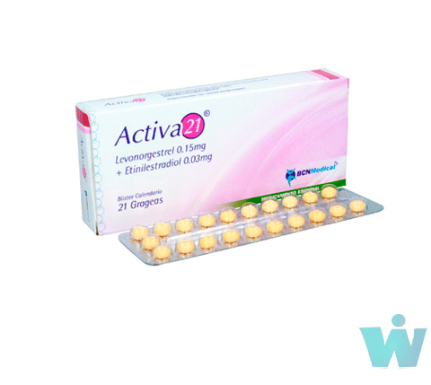 ACTIVA 21 (LEVONOGESTREL 0,15+ETINILESTRADIOL ) 12+1