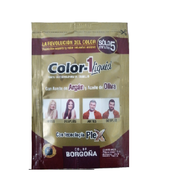 COLOR UNO TINTURA SACHET X 15 ML BORGOÑA