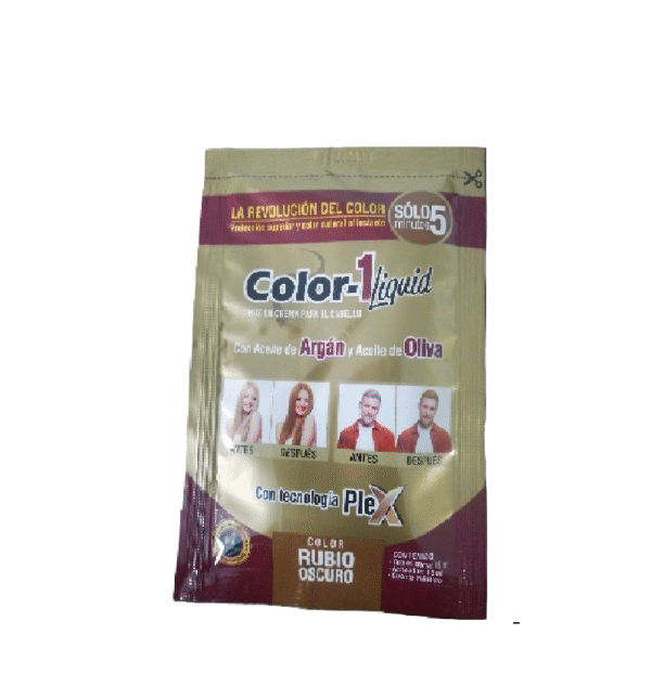 COLOR UNO TINTURA SACHET X 15 ML RUBIO OSCURO