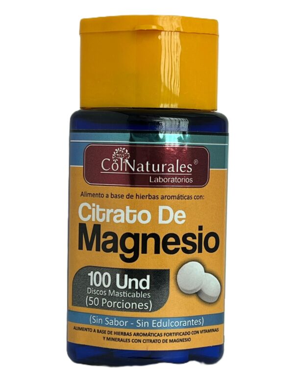 CITRATO DE MAGNESIO X 100 TB MASTICABLES COLNATURALES
