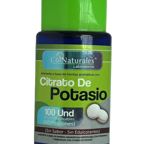CITRATO DE POTASIO X 100 TB COLNATURALES
