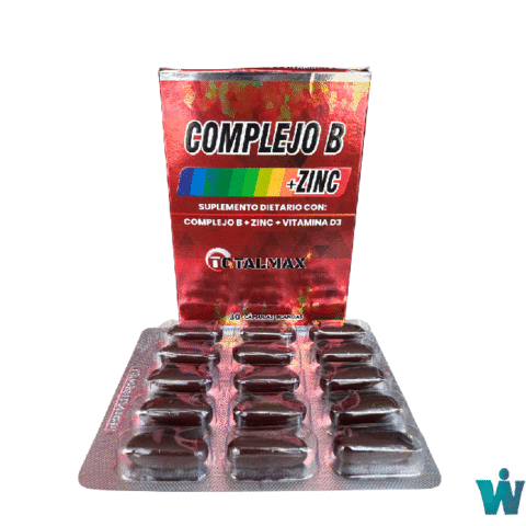 COMPLEJO B + ZINC X 30 CP TOTALMAX