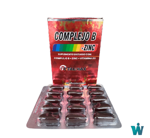 COMPLEJO B + ZINC X 30 CP TOTALMAX