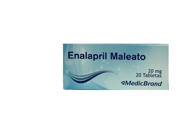 ENALAPRIL DE 20 MG X 20 TB
