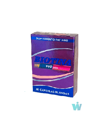 BIOTINA 900 MCG X 30 CAPSULAS BLANDAS COLOMBIA
