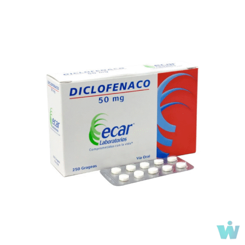 DICLOFENACO 50MG X 250 TB