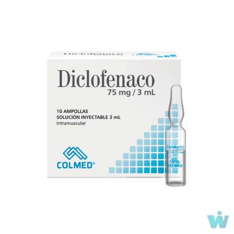 DICLOFENACO 75MG/3ML AMPOLLA * 10 AMP