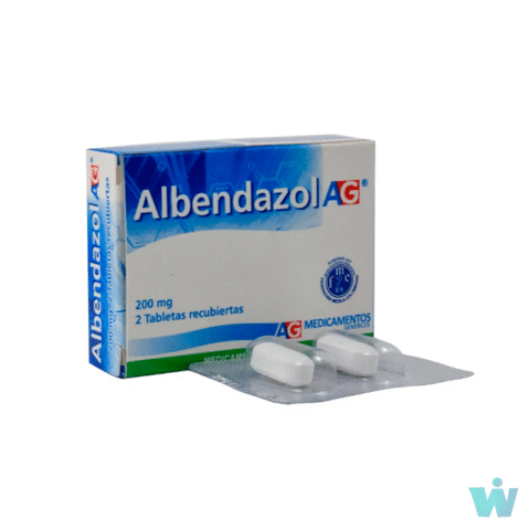ALBENDAZOL CJAX 2 TBS