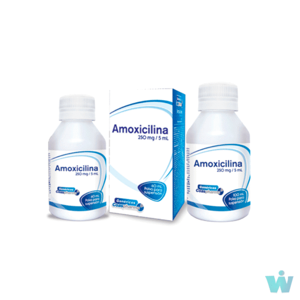 AMOXICILINA 250MG/5ML POLVO FCO * 60 ML