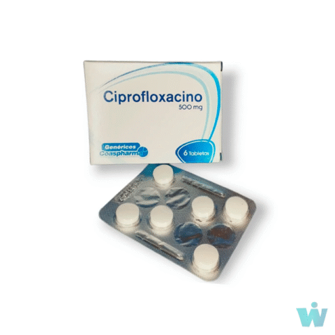 CIPROFLOXACINO 500 MG CJA x 6 TB