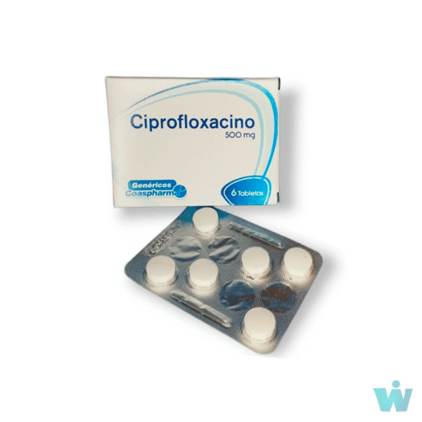 CIPROFLOXACINO 500 MG CJA x 6 TB