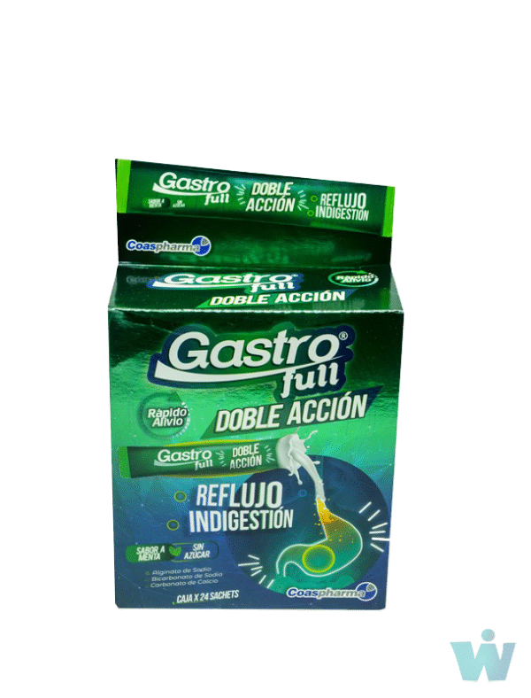 GASTROFULL DOBLE ACCION CJA X 24 TBS SACHET MENTA