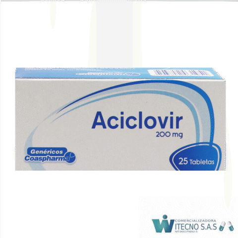 ACICLOVIR 200 MG X 25 TB