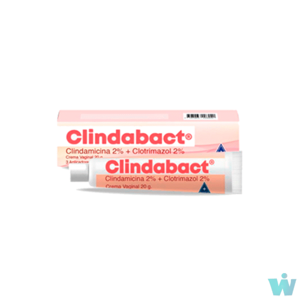 CLINDABACT CREMA X 20 GR (CLINDAMICINA + CLOTRIMAZOL) 3 APLICADORES