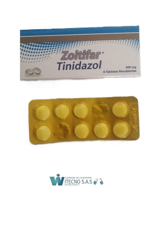 ZOLTIFAR TINIDAZOL 500 MMG X 8 TB TRIDEX