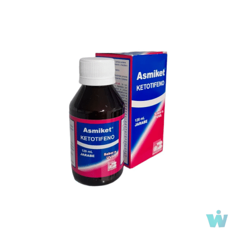 ASMIKET 1 MG JARABE ( KETOTIFENO ) FRSC X 120 ML