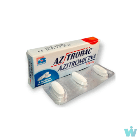 AZITROBAC 500 MG TABLETAS ( AZITROMICINA ) CAJA X 3 TABL