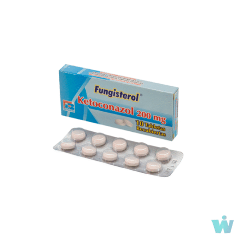FUNGISTEROL 200 MG TABLETAS ( KETOCONAZOL ) CAJA X 10 TABL