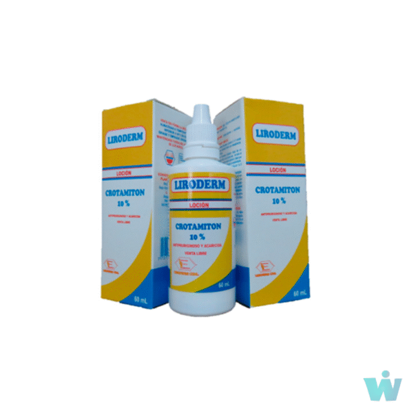 LIRODERM 10% LOCION ( CROTAMITON ) FRSC X 60 ML