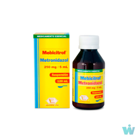 MEBICITROF 250 MG JARABE ( METRONIDAZOL ) FRSC X 120 ML