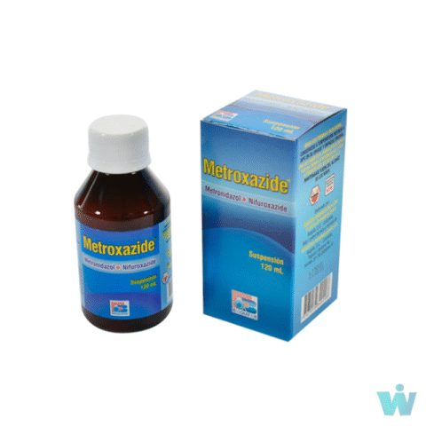 METROXAZIDE SUSPENSION ( METRONIDAZOL + NITROFURAZIDE ) FRSC X 120 ML