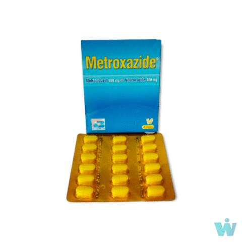 METROXAZIDE TABLETAS ( METRONIDAZOL + NITROFURAZIDE ) CAJA X 18 TABL