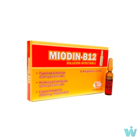 MIODIN AMPOLLAS CJA X 6