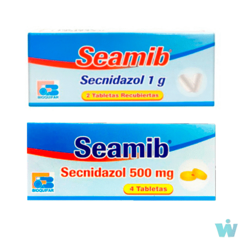 SEAMIB 1 GR TABLETAS ( SECNIDAZOL ) CAJA X 2 TABL