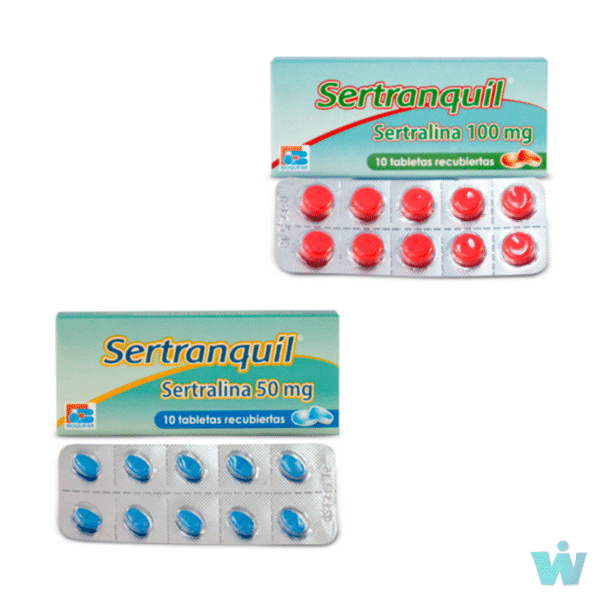 SERTRANQUIL 50 MG TABLETAS ( SERTRALINA ) CAJA X 10 TABL