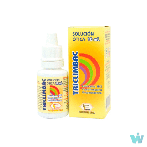 TRICLIMBA SOL OTICA ( LIDOCAINA+CIPROFLOXACINO+BETAMETASONA ) FRSC X 10 ML