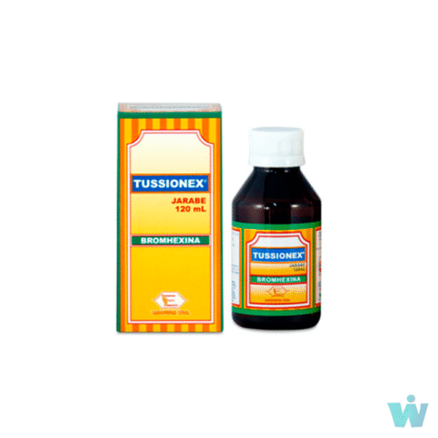 TUSSIONEX JARABE ( BROMHEXINA 80 MG ) FRSC X 120 ML