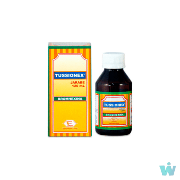 TUSSIONEX JARABE ( BROMHEXINA 80 MG ) FRSC X 120 ML