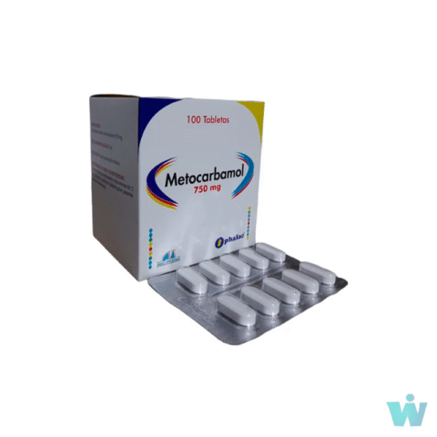 METOCARBAMOL,750 CJA X 100 TBS