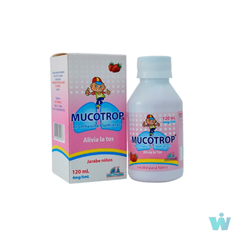 MUCOTROP BROMHEXIMA JBE NIÑOS FCO * 120 ML