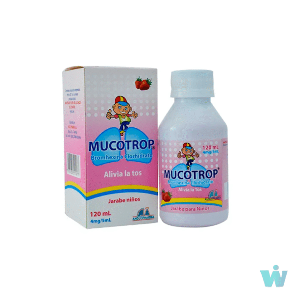 MUCOTROP BROMHEXIMA JBE NIÑOS FCO * 120 ML