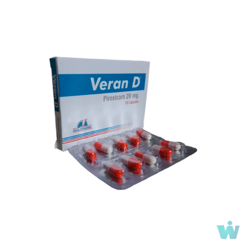 VERAN D CAPS * 10 (PIROXICAM 20 MG )