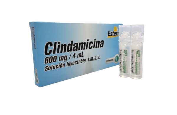 CLINDAMICINA 600 MG/4 ML X 10 AMPOLLAS BIOESTERIL