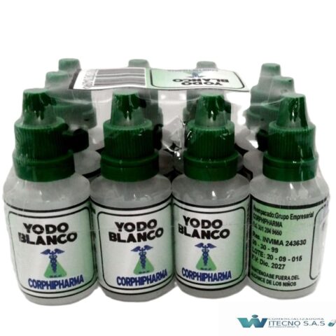 YODO BLANCO 20 ML X 12 UND