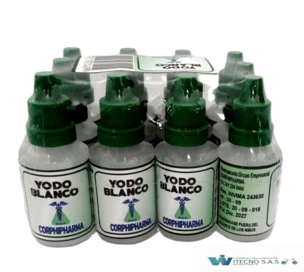 YODO BLANCO 20 ML X 12 UND
