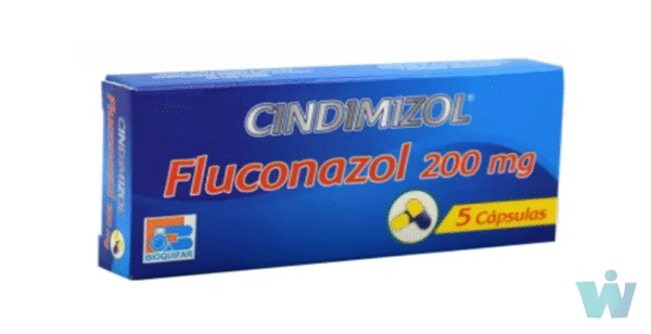 CINDIMIZOL 200 MG CAPSULAS ( FLUCONAZOL ) CAJA X 5 CAPS